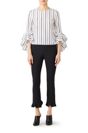 Gabby Bell Sleeve Top by Milly