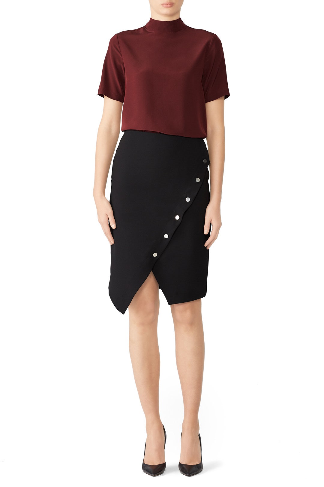 Camilla Button Skirt by Rebecca Minkoff 0