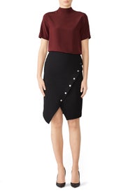 Camilla Button Skirt by Rebecca Minkoff