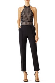 Black Sana Jumpsuit by STYLESTALKER