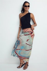 Abstractual Skirt by Yigal Azrouël