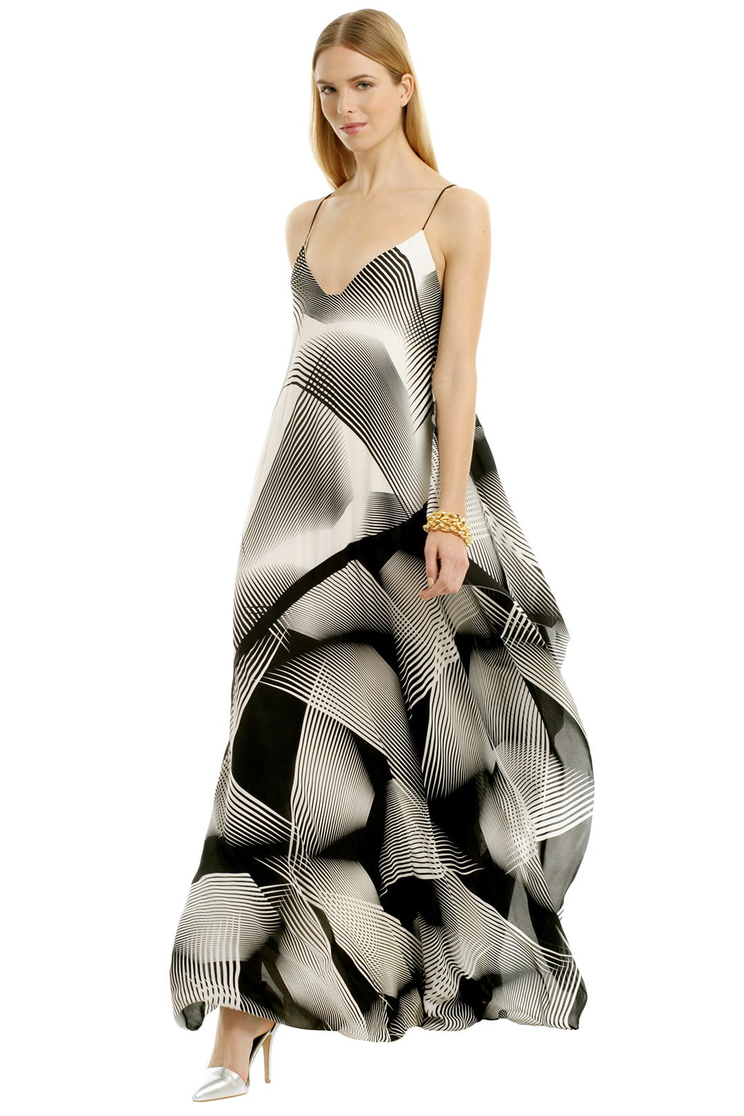 Mixed Up Maxi by HALSTON