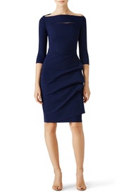 Navy Kate Sheath by Chiara Boni La Petite Robe