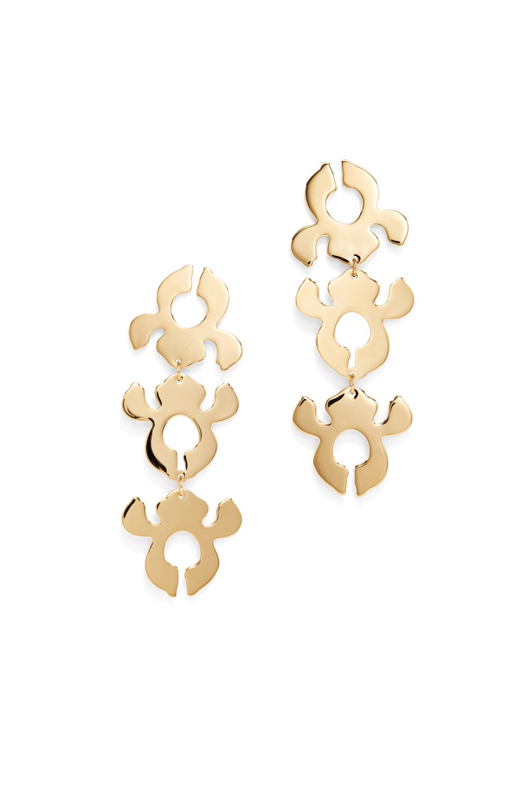 Iris Bouquet Shadow Earrings by Lele Sadoughi 1