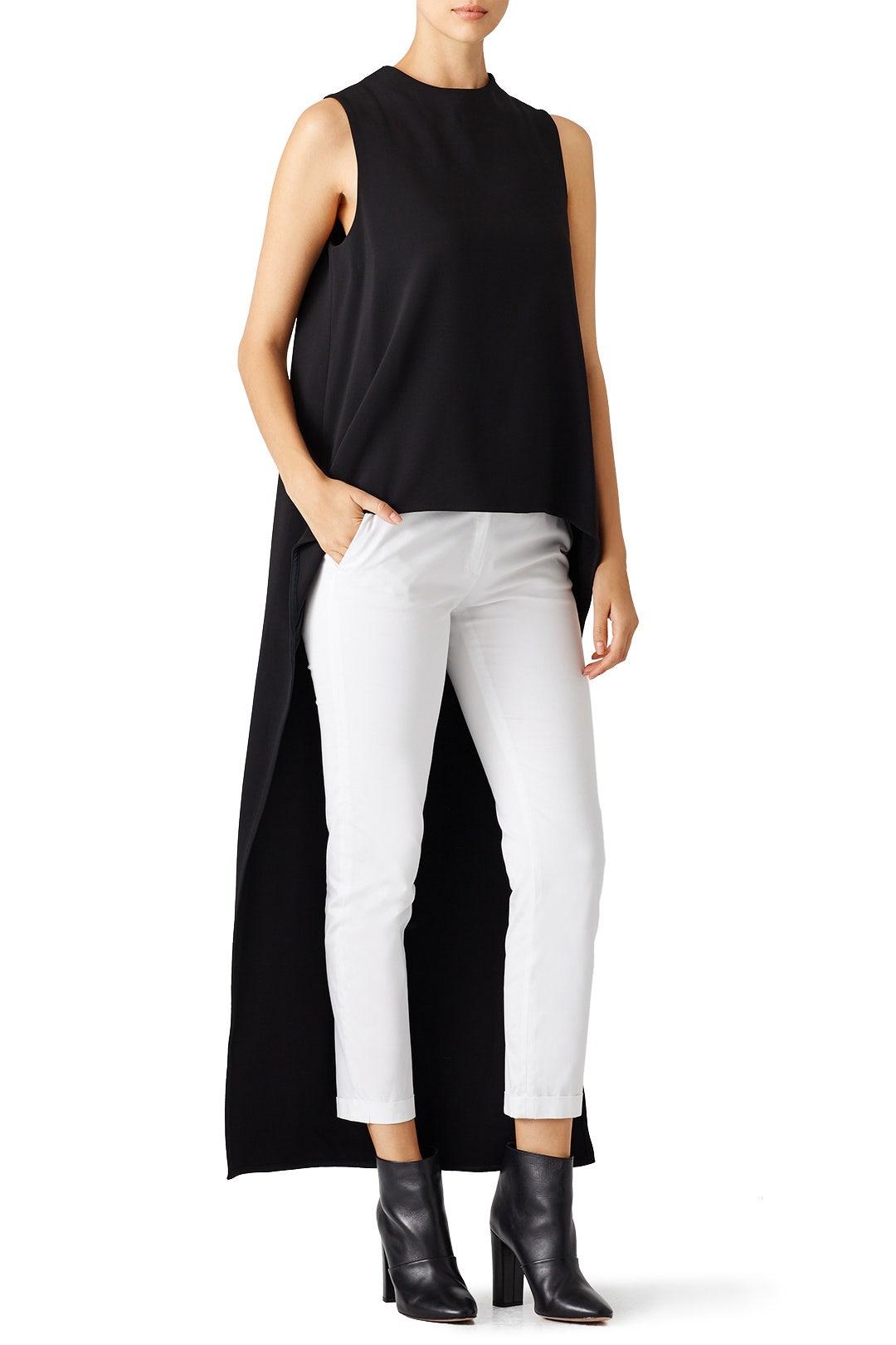 Black High-Low Top by Marni 0