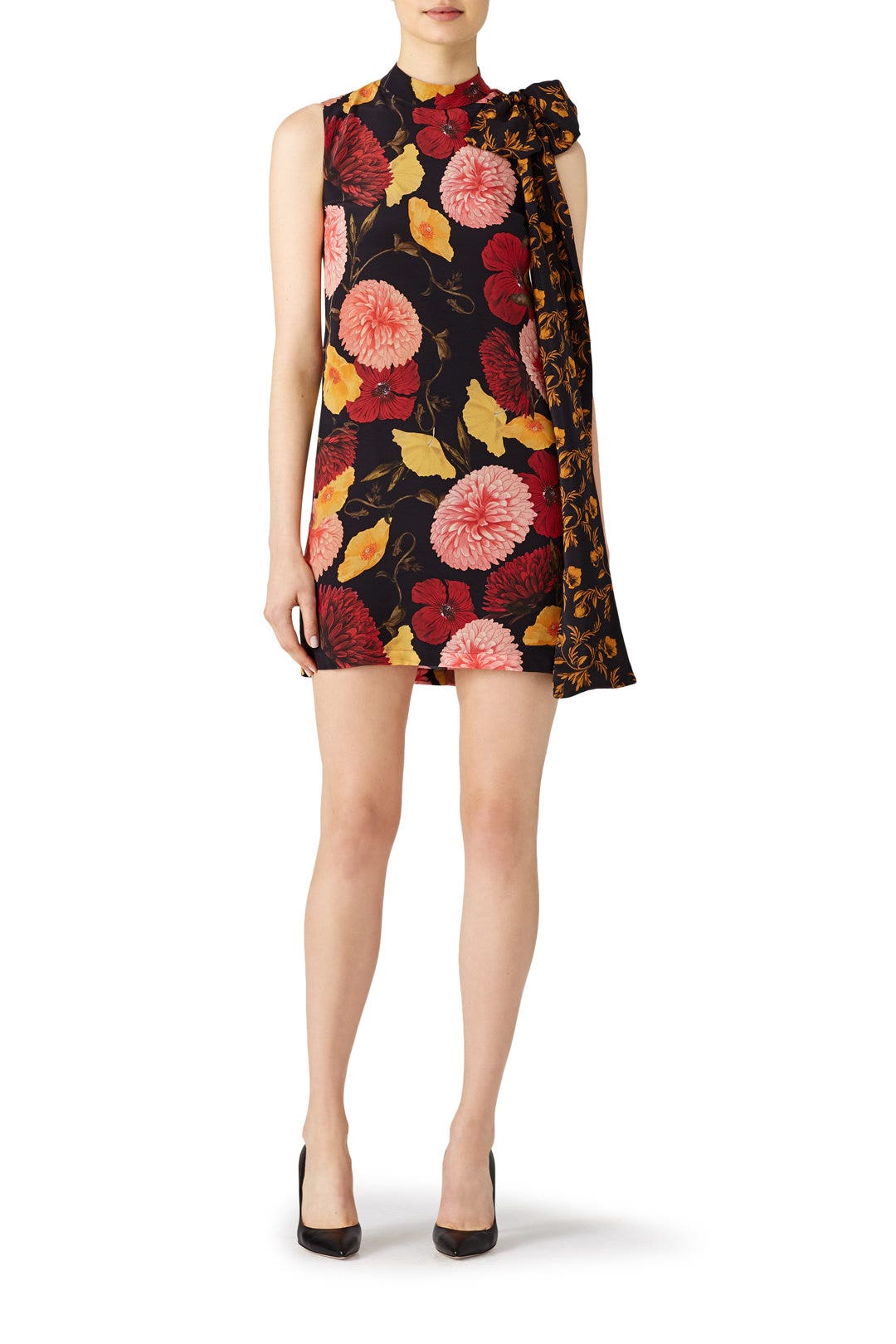 Tie Detail Floral Dress by Mother of Pearl 0