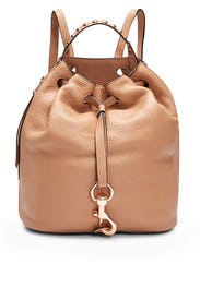 Tan Blythe Backpack by Rebecca Minkoff Accessories