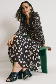 Anela Tie Neck Dress by Rixo