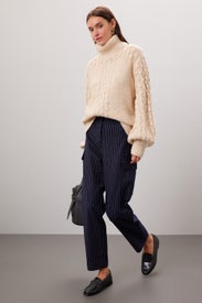 Popcorn Knit Sweater by Toccin