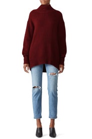 Oversized Turtleneck Sweater by VINCE.