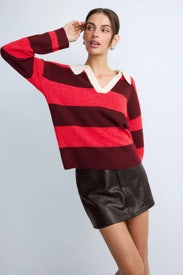Marley Striped Rugby Sweater by Central Park West