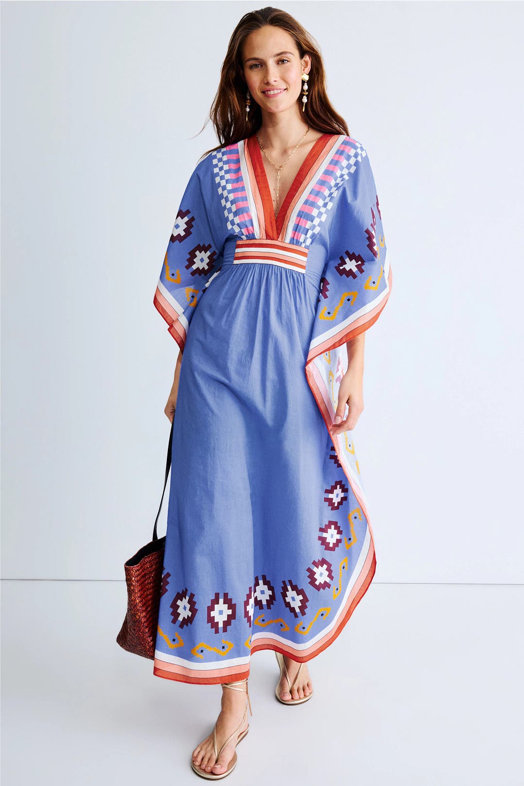 Carolina K Taiel Kaftan Multicolored-print