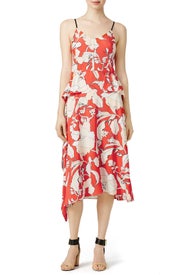 Flamenco Peplum Dress by Derek Lam 10 Crosby