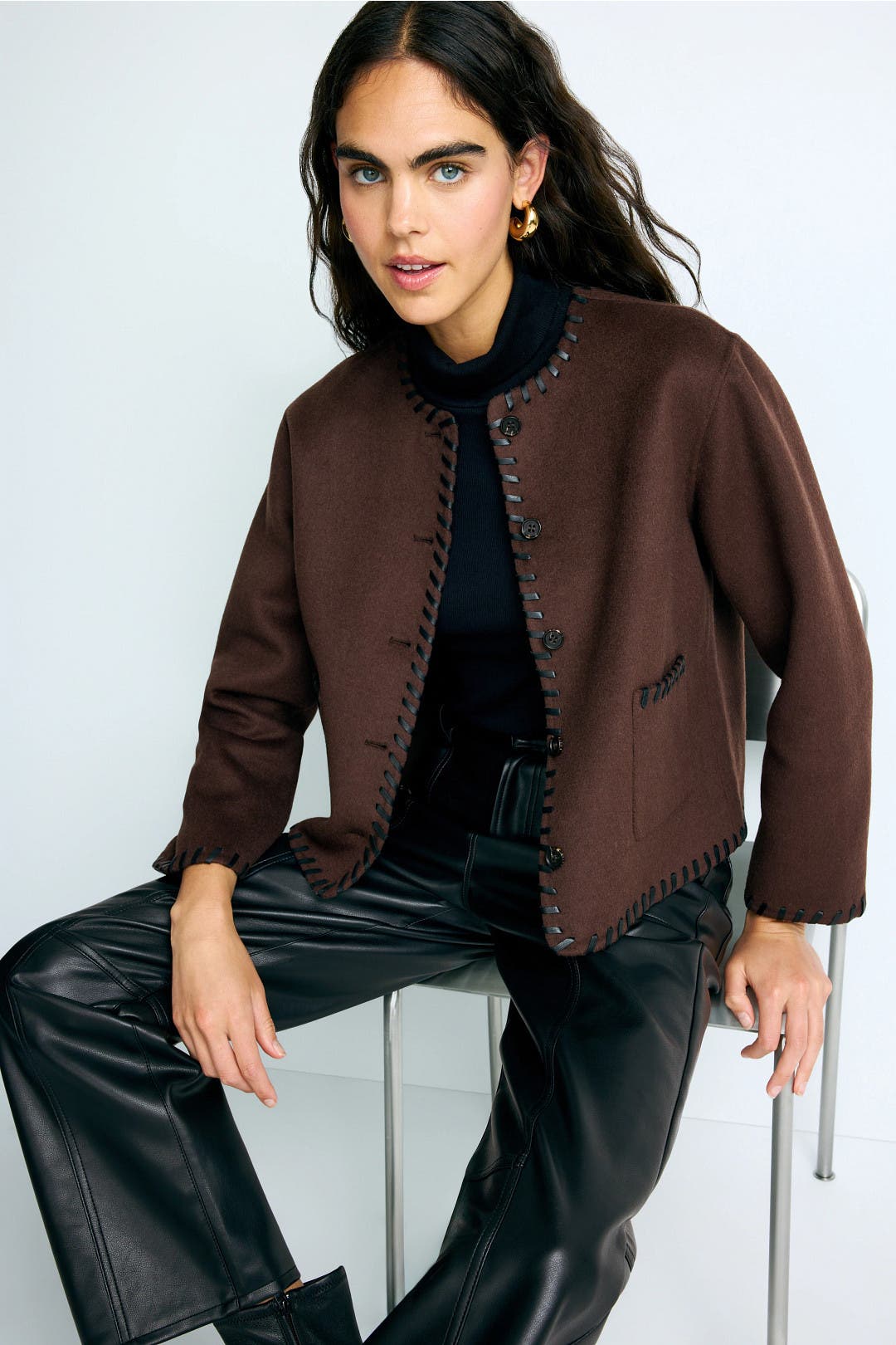 Melanie Button Down Jacket by Rails | Rent the Runway