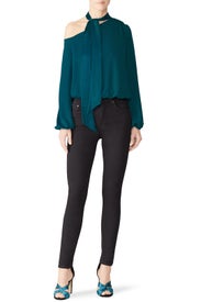 Teal Seneca Top by Ramy Brook