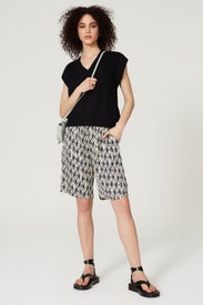 Printed Bermuda Shorts by sita murt