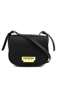Black Eartha Iconic Saddle Bag by ZAC Zac Posen Handbags