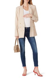 Light Blue Maternity Jeans by 7 For All Mankind
