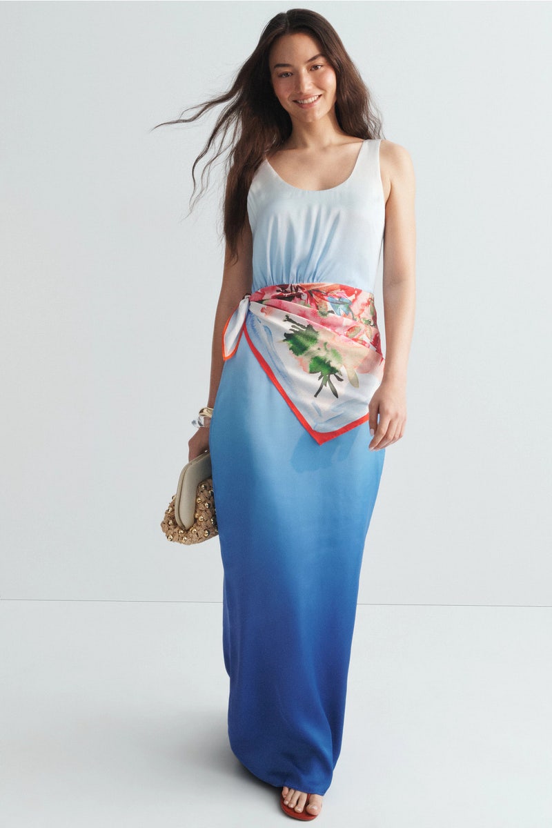 Scarf Tie Side Dress by Jewel x Badgley Mischka - Photo 0