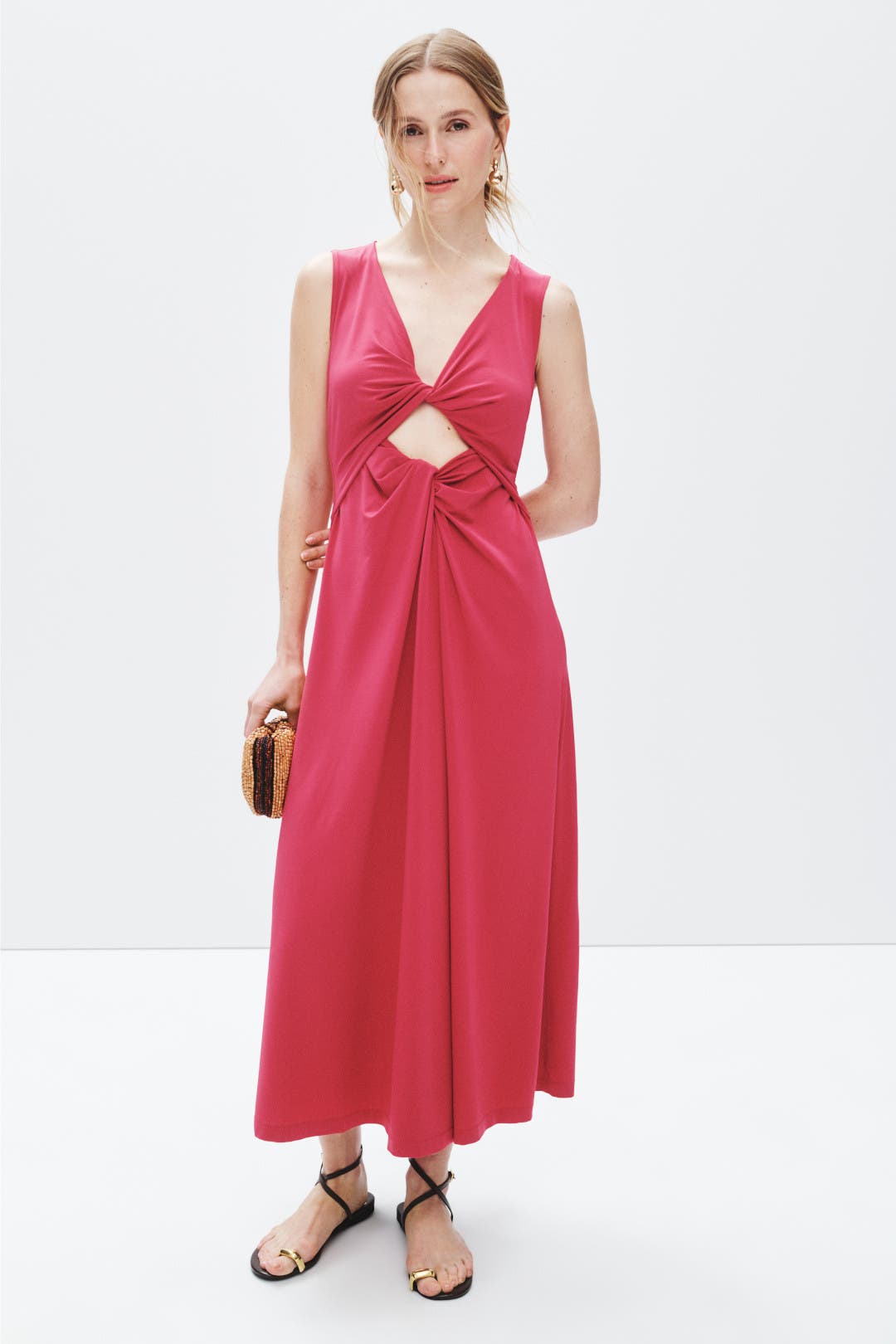 Cut Out Twist Front Dress by Rosetta Getty x RTR | Rent the Runway