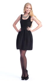 Noir Cream Puff Dress by Shoshanna