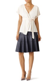 White Tie Waist Top by TART Collections