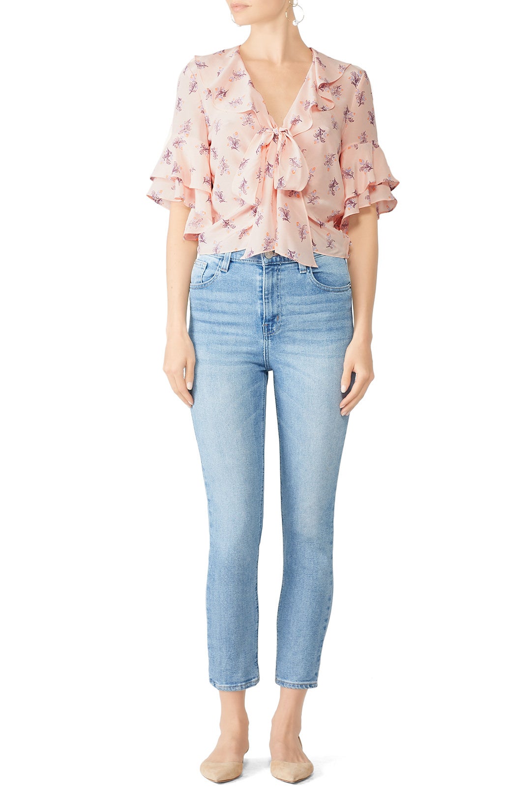 Blush Ivy Top by Cinq à Sept 0