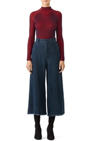 Tangerine Romy Sweater by DREYDEN