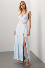 Hattie Jacquard Maxi Dress by For Love and Lemons