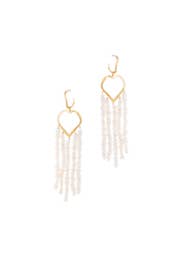 Heart Shape Feminine Waves Earrings by Joanna Laura Constantine