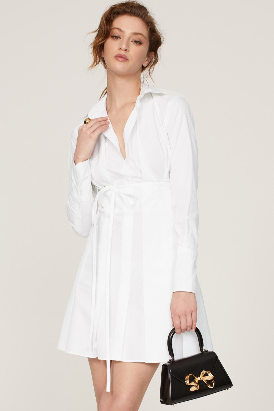 【送料&関税込】Patou Pleated Shirt Dress Patou | Pleated shirt dress in organic cotton