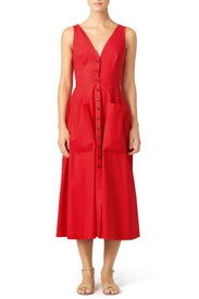 Red Zoey Dress by SALONI