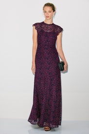 Maroon Raven Dress by Shoshanna