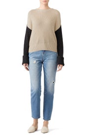 Oatmeal Calico Sweater by Splendid