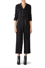Laced Cropped Jacket by Victor Alfaro