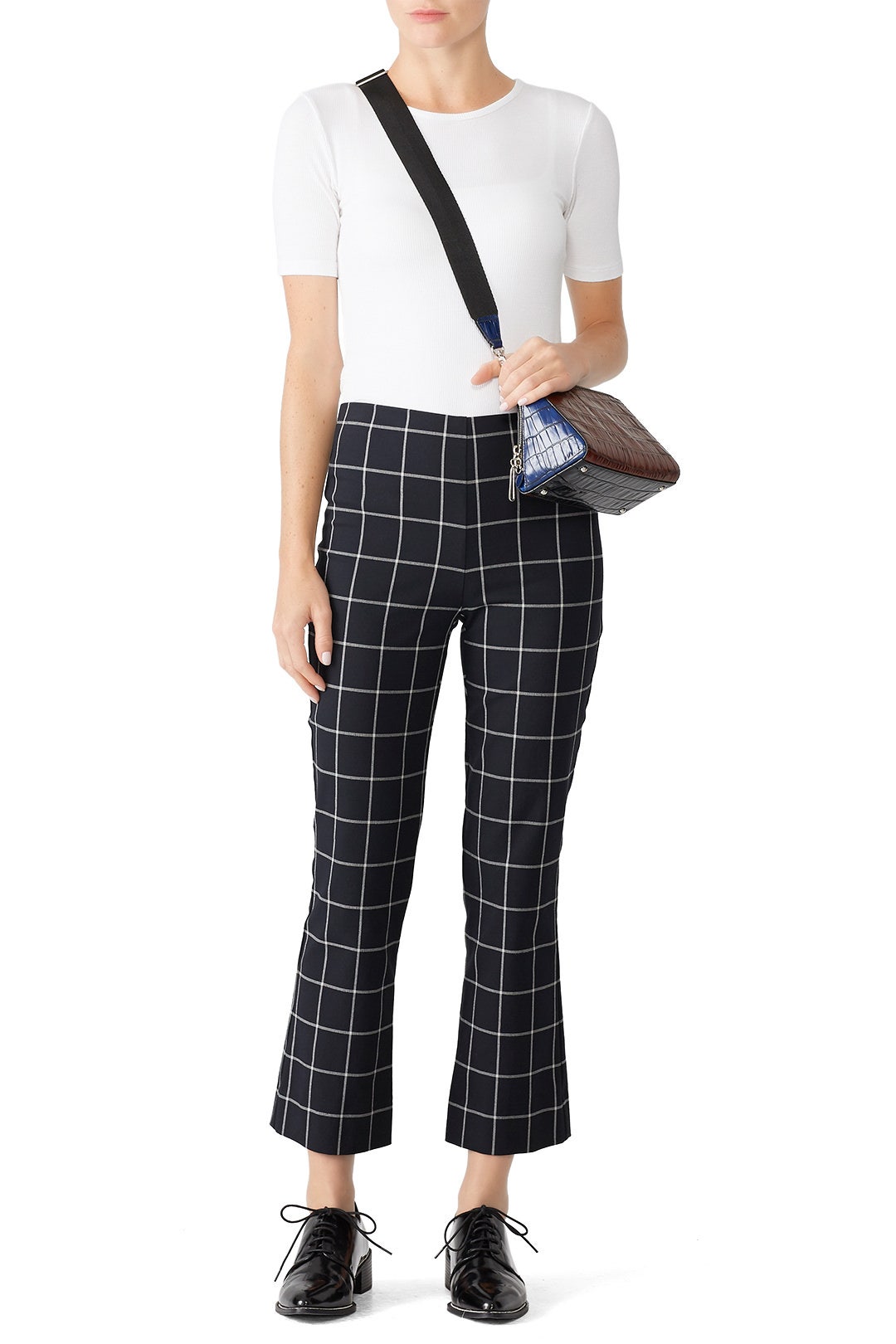 Plaid Potemkin Cropped Pants by Bailey 44 0