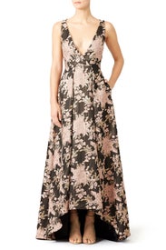 Floral Butterfly Gown by Badgley Mischka