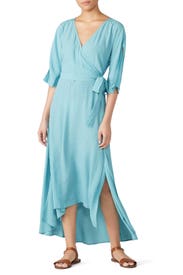 Blue Georgia Midi Dress by Charli