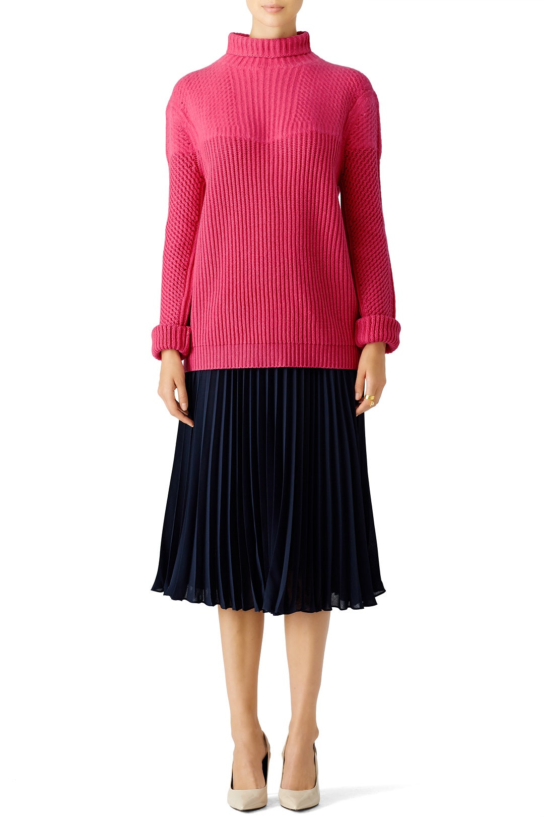 Pink Jayleen Sweater by Diane von Furstenberg 0
