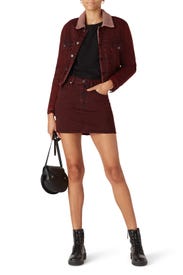 Faux Shearling Lola Trucker Jacket by Hudson