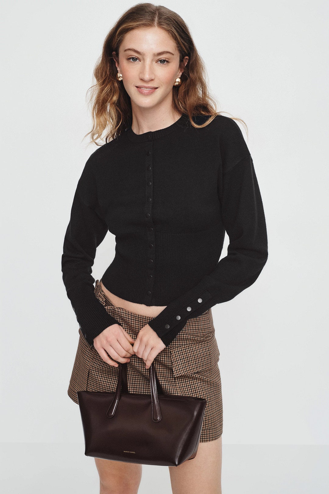 Black Head In The Clouds Cardigan by Lioness 0