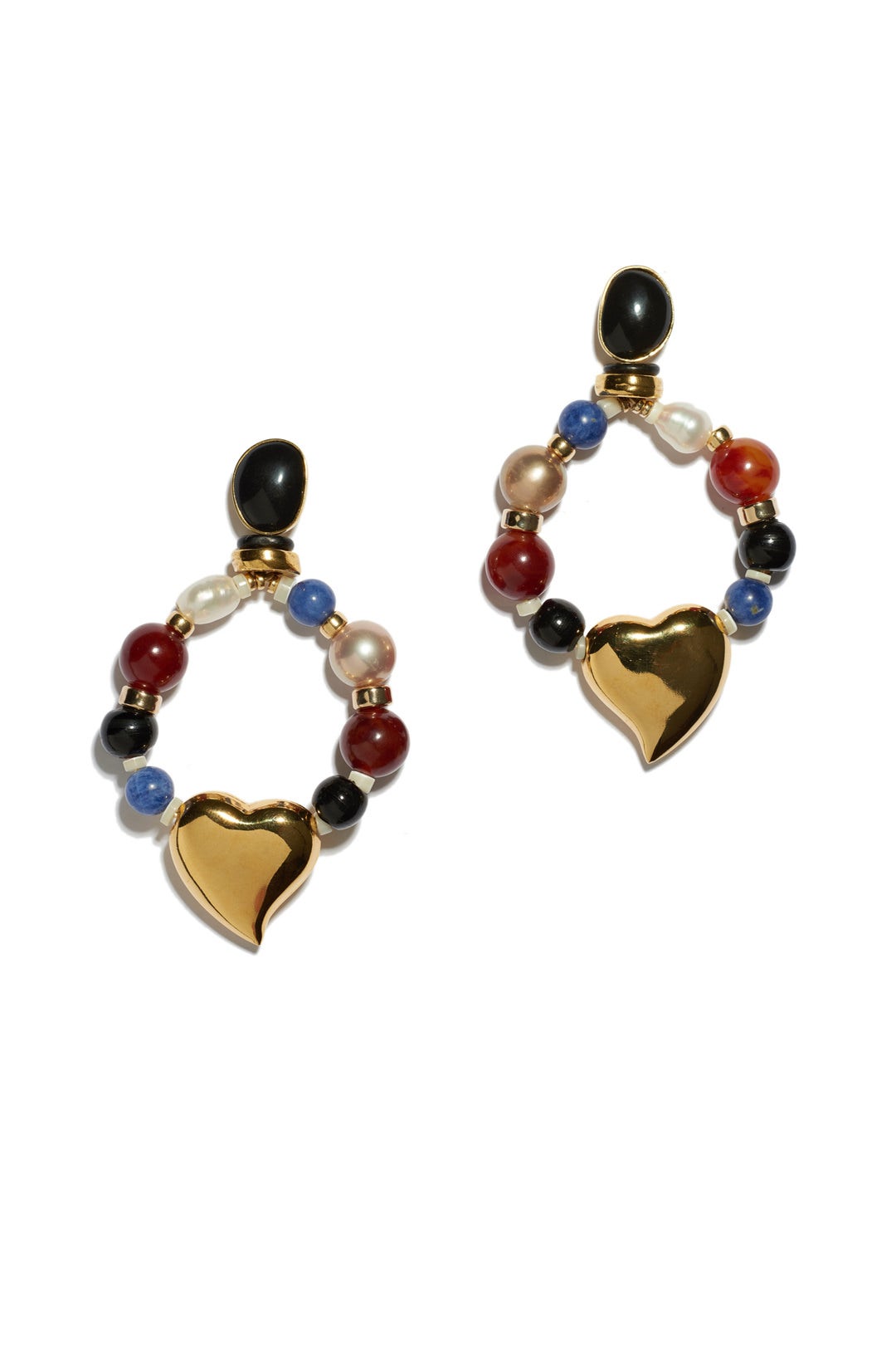 Candy Heart Earrings by Lizzie Fortunato for 45 Rent the Runway