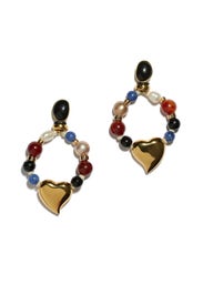 Candy Heart Earrings by Lizzie Fortunato