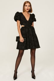 Jacquard Cutout Dress by One33 Social