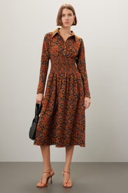 Smocked Waist Dress by Osman Yousefzada x RTR