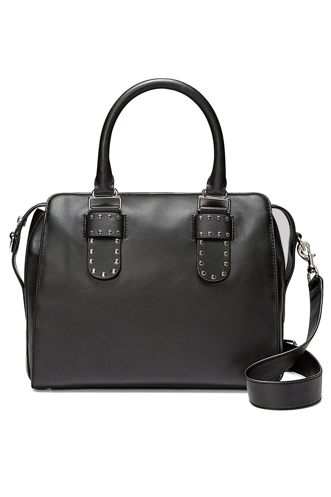 Black Midnighter Work Satchel by Rebecca Minkoff Accessories 0