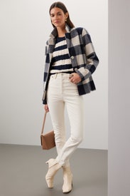 Ricki Plaid Blazer by Splendid