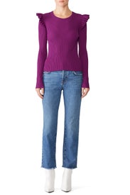 Sloann Ribbed Pullover by Cinq à Sept