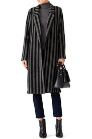 Charcoal Stripe Coat by Endless Rose