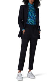 Black Pinstripe Pants by GANNI